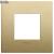 Classic plate 2M metal brushed brass