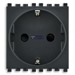 2P+E 16A German SICURY outlet grey