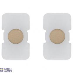 2 buttons Tondo lightable satin gold