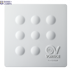 Axial Bathroom Exhaust Fan Punto Four 90mm with Timer and Backdraft Shutter