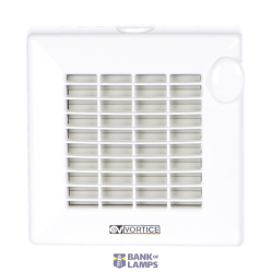 Axial fan wall window M 100 4-inch automatic