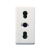 ITALIAN STANDARD SOCKET-OUTLET 250V ac - 2P+E 16A DUAL AMPERAGE - P11-P17 - 1 MODULE - SYSTEM WHITE