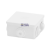 JUNCTION BOX WITH PLAIN PRESS-ON LID - IP44 - INTERNAL DIMENSIONS 80X80X40 - WALLS WITH CABLE GLANDS - GREY RAL 7035