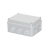 JUNCTION BOX WITH PLAIN SCREWED LID - IP55 - INTERNAL DIMENSIONS 150X110X70 - WALLS WITH CABLE GLANDS - GREY RAL 7035
