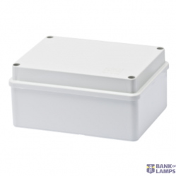 JUNCTION BOX WITH PLAIN SCREWED LID - IP56 - INTERNAL DIMENSIONS 150X110X70 - SMOOTH WALLS - GREY RAL 7035