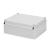 JUNCTION BOX WITH PLAIN SCREWED LID - IP56 - INTERNAL DIMENSIONS 190X140X70 - SMOOTH WALLS - GREY RAL 7035