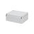 JUNCTION BOX WITH PLAIN SCREWED LID - IP56 - INTERNAL DIMENSIONS 240X190X90 - SMOOTH WALLS - GREY RAL 7035