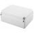 JUNCTION BOX WITH PLAIN SCREWED LID - IP56 - INTERNAL DIMENSIONS 300X220X120 - SMOOTH WALLS - GREY RAL 7035