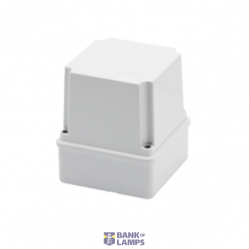 JUNCTION BOX WITH DEEP SCREWED LID - IP56 - INTERNAL DIMENSIONS 100X100X120 - SMOOTH WALLS - GREY RAL 7035