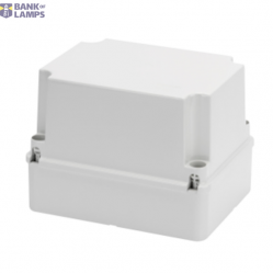 JUNCTION BOX WITH DEEP SCREWED LID - IP56 - INTERNAL DIMENSIONS 380X300X180 - SMOOTH WALLS - GREY RAL 7035