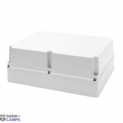 Junction Box With Deep Screwed Lid, Ip56, Internal Dimensions 460x380x180, Smooth Walls, Grey Ral 7035