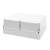 Junction Box With Deep Screwed Lid, Ip56, Internal Dimensions 460x380x180, Smooth Walls, Grey Ral 7035