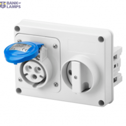 Industrial Socket 32A 230V 2P+E IP67 6H