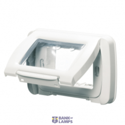 WATERTIGHT PLATE - SELF-SUPPORTING - 3 GANG - CLOUD WHITE - SYSTEM