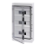 DISTRIBUTION BOARD WITH PANELS WITH WINDOW AND EXTRACTABLE FRAME - PRE- ARRANGED FOR TERMINAL BLOCK - (12X3) 36M IP65
