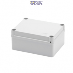 JUNCTION BOX WITH PLAIN QUICK FIXING LID - IP55 - INTERNAL DIMENSIONS 150X110X70 - SMOOTH WALLS - GREY RAL 7035