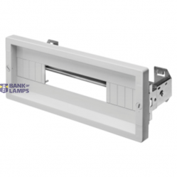 COVERING PANEL WITH WINDOW - FAST AND EASY - 1 MODULE HIGH - 24 MODULES - GREY RAL 7035