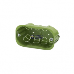 GREEN WALL - HIGH CAPACITY RECTANGULAR BOX - 4 GANG - DIMENSIONS 133x73x50 - HALOGEN FREE