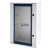 POLYESTER ENCLOSURE WITH TRANSPARENT DOOR FITTED WITH LOCK - 405X650X200 - IP66 - GRIGIO RAL 7035