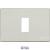 Cover plate Magic 1-module Oxidal
