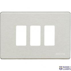 Cover plate Magic 3-module oxidal