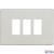 Cover plate Magic 3-module oxidal