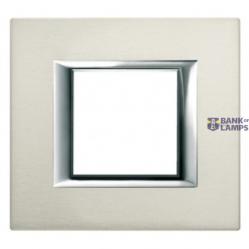 COVER PL.2M BRUSHED ALU.