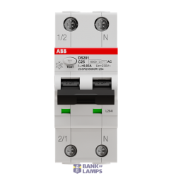 DS201 C25 AC30 Residual Current Circuit Breaker with Overcurrent Protection