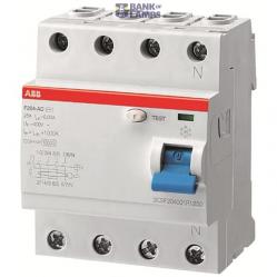 F204 A-63/0.5 Residual Current Circuit Breaker 4P A type 500 mA