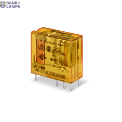 PCB/Plug-in Rel. 5mm.pinning 2CO 8A/12VDC/Agni+Au (40.52.9.012.5000)