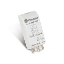 Module LED-ind.green+varistor 230VAC for 90.0X, 92.03, 94.0X, 95.0X (99.02.0.230.98)