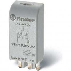 Module LED-ind.+diode(reverse polarity protection) 24VDC S90,92,94,95 (99.02.9.024.99)