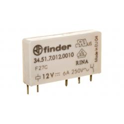 Ultra-Slim PCB relay EMR 1CO 6A/12VDC/Sensitive/AgNi (34.51.7.012.0010)