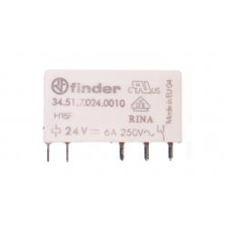 Ultra-Slim PCB relay EMR 1CO 6A/24VDC/Sensitive/AgNi (34.51.7.024.0010)