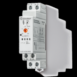 Elec.staircase timer 8 fun. 17,5mm.1NO 16A/AC, 230VAC, 6 terminal (14.01.8.230.0000)