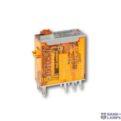 Mini.ind.relays 2CO 8A/12VDC/Agni/Test button/Mech.ind. (46.52.9.012.0040)