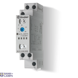 Mod.Timer 6-functions/17,5mm.1CO 16A/12...240VUC, Rail applications (80.01.0.240.0000T)