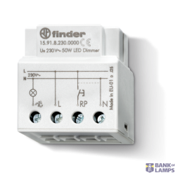 Electric Dimmer linear wall box mount, LED, 230VAC, max.100W, 50/60Hz (15.91.8.230.0000)