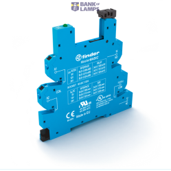 Push-IN socket 6+12+24VUC for 35mm.rail, 34.51/81 MasterBASIC (93.60.7.024)