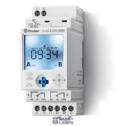 Astro Time Switch 35mm.2CO 16A/110.230VUC, progr.Smartphone (12.A2.8.230.0000)