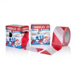 Warning Tape WT/RED MM 70X500M 200/15 GEKO