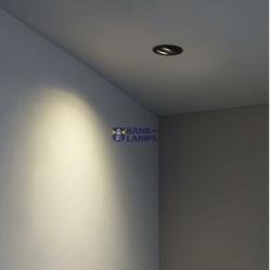 Recessed Lamp Argon Adjustable GU10 Black