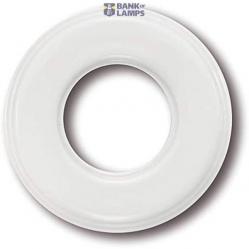 FRAME 1 GANG PORCELAIN WHITE GARBY