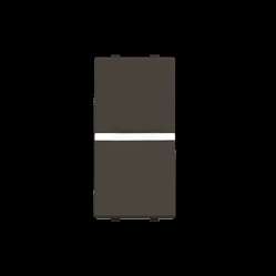 N2101 AN Switch 1-way Rocker/button Off switch 1-pole with LED exchangeable Anthracite - Zenit