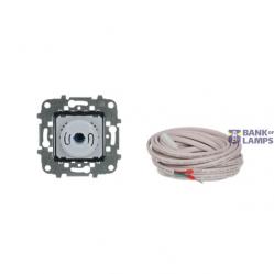 8140.9 Rotatory room thermostat with floor sensor with Resistance sensor Turn Heater 1 gang(s)