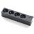 Extension without wire 16A  4P a/z black 2524-N FAMATEL