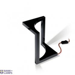 Table Lamp Grok Escher Small ALcquered Black G9