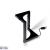 Table Lamp Grok Escher Small ALcquered Black G9