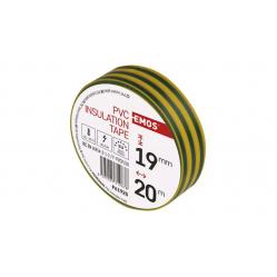 Electrical Insulation Tape 19mm × 20m Green/Yellow