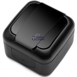 Palmiye Black (Quick Connection) Child Protected Earthed Socket